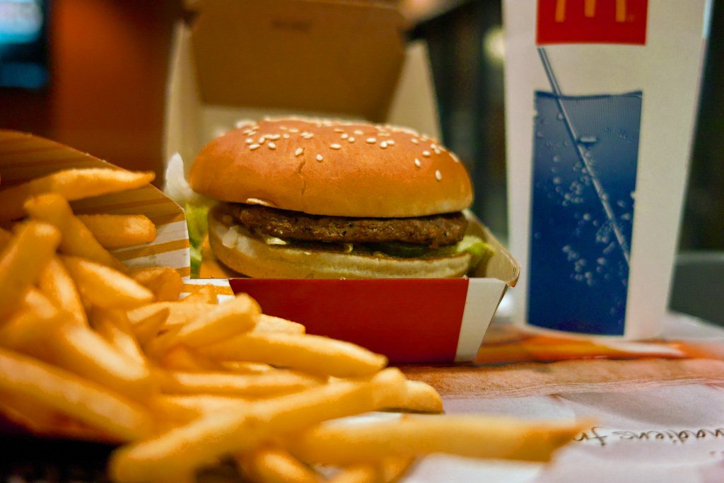 Mcdonald's big mac fries